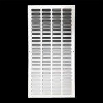 16x32 Steel Return Air Grille | White Vent Cover