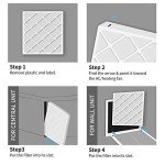 BOOGUAN MERV 13 12x20x1 Pleated Air Filters