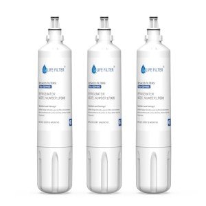 Lifefilter Refrigerator Water Filter Replacement, 3 Pack