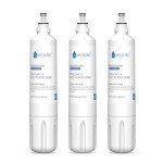 Lifefilter Refrigerator Water Filter Replacement, 3 Pack