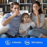 Lifefilter Refrigerator Water Filter Replacement, 3 Pack