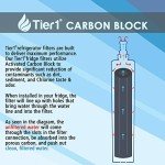 Tier1 RPWF Refrigerator Water Filter 3-Pack