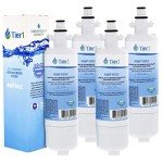 Tier1 ADQ36006101 Refrigerator Water Filter 4-Pack