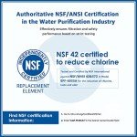 AQUA CREST Inline Carbon Water Filter - 2-Pack