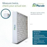 AirPurete 20x20x4 MERV 8 Furnace Filter (2 Pack)