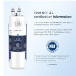 GLACIER FRESH Refrigerator Water Filter 3 Pack