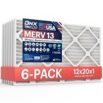 BNX TruFilter MERV 13 Air Filters 12x20x1 (6-Pack)