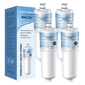 Water Filter 4-Pack for Bosch, Siemens, Whirlpool