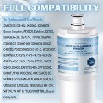 Water Filter 4-Pack for Bosch, Siemens, Whirlpool