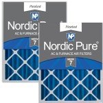 Nordic Pure 20x25x4 Pleated MERV 7 Air Filters
