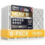 BNX TruFilter 14x18x1 MERV 11 Air Filters 6-Pack