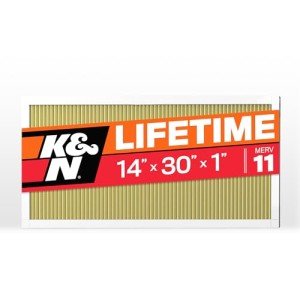 K&N Washable HVAC Air Filter 14x30x1 MERV 11