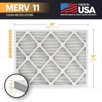 BNX TruFilter 14x18x1 MERV 11 Air Filters 6-Pack