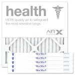 AIRX 14x14x1 MERV 13 Pleated Air Filters – 6 Pack