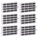 Refrigerator Air Filter - 6 Pack Compatible Fit