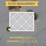 14x18x1 MERV 13 Air Filter 6-Pack