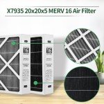 MERV 16 20x20x5 Air Filter for Lennox & Honeywell