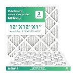 12x12 Pleated MERV 8 Air Filter - 2 Pack