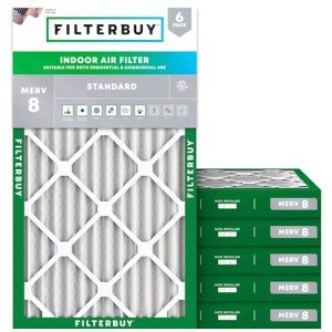 12x25x2 MERV 8 Air Filters (6-Pack)