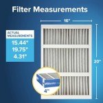 Filtrete 16x20x4 MERV 13 Air Filter 2-Pack