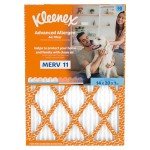 Kleenex Advanced Allergen Air Filters, 4-Pack 14x20x1