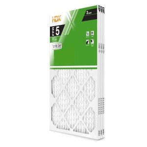 16x25x1 MERV 8 Pleated Air Filters - 3 Pack