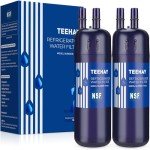 TEEHAY Water Filter Replacement for KitchenAid (2 Pack)