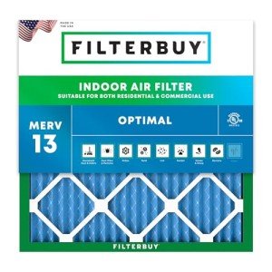 25x25x1 MERV 13 Pleated Air Filter (1-Pack)