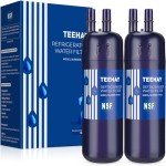 TEEHAY Water Filter Replacement for KitchenAid (2 Pack)
