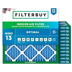 25x25x1 MERV 13 Air Filter (12-Pack)