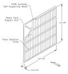 Purolator Key Pleat MERV 8 Air Filters - 12 Pack