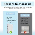 MERV16 Replacement Filter 16x25x3in - Compatible