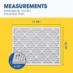 Aerostar MERV 13 Pleated Air Filter, 4-Pack