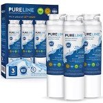Pureline MSWF GE Refrigerator Water Filter (3 Pack)