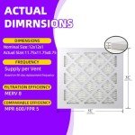 12x12 MERV 8 Pleated Air Filters (2-Pack)