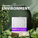 12x12 MERV 8 Pleated Air Filters (2-Pack)