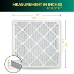 12x12x1 MERV 8 Pleated Air Filters (2-Pack)