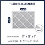 YEEREAD MERV 8 Air Filters 6-Pack, 14x18x1