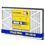 20x30x3 MERV 13 Pleated Air Filter, 1 Pack