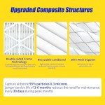 20x30x3 MERV 13 Pleated Air Filter, 1 Pack