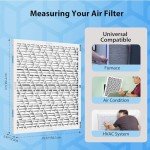 UBeesize 20x20x1 MERV 8 Air Filters (6-Pack)