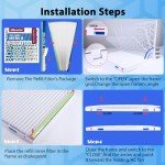 UBeesize 20x20x1 MERV 8 Air Filters (6-Pack)