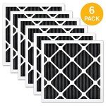 AIRx MERV 8 16x16x1 Carbon Pleated Filters - 6 Pack