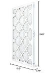 AIRX Dust MERV 8 Pleated Air Filters 16x25x1