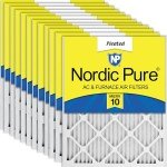 Nordic Pure MERV 10 Pleated Air Filters - 12 Pack