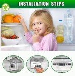 Fresh Flow Refrigerator Air Filter Replacement (3-Pack)