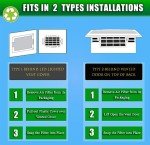 Fresh Flow Refrigerator Air Filter Replacement (3-Pack)