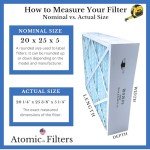 M8-1056 MERV 11 Furnace Filters (2 Pack)
