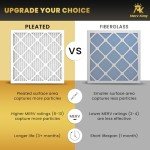 MervKing 20x25x5 MERV 11 Air Filter 4-Pack