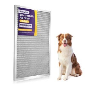 Nexiview Washable 18x24x1 MERV8 Furnace Filter